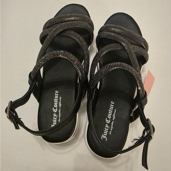 BRAND NEW JUICY COUTUR CRISS CROSS STRAPPY SANDALS - Picture 5 of 16